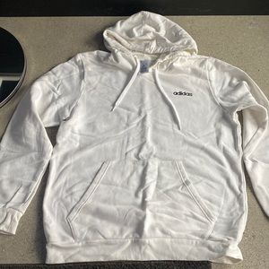 White Adidas Sweatshirt. Size Large.